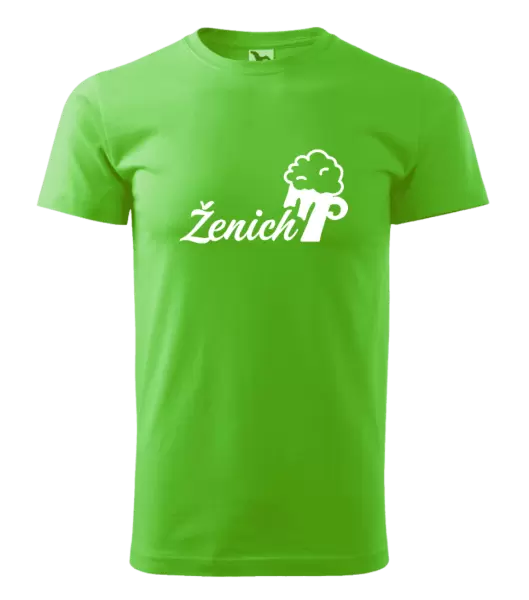 Pánské tričko Ženich s pivem