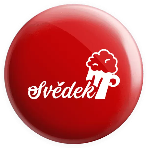 Placka Svědek s pivem