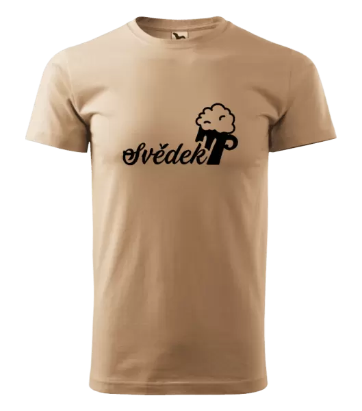 Pánské tričko Svědek s pivem