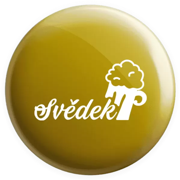 Placka Svědek s pivem