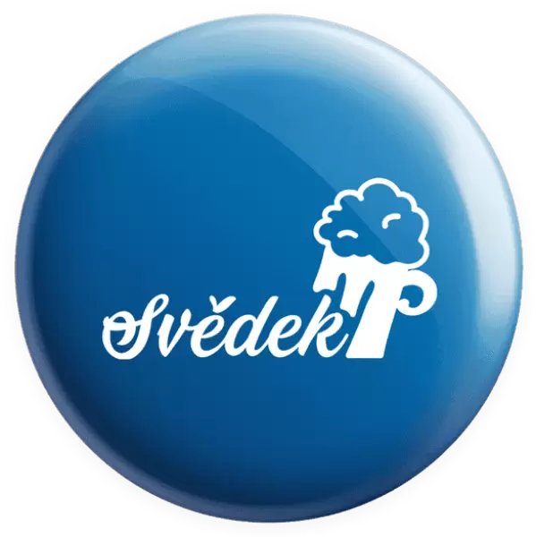 Placka Svědek s pivem