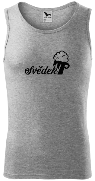 Pánské tílko Svědek s pivem