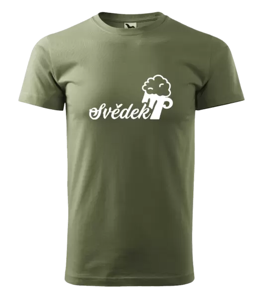 Pánské tričko Svědek s pivem