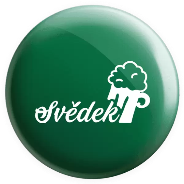 Placka Svědek s pivem