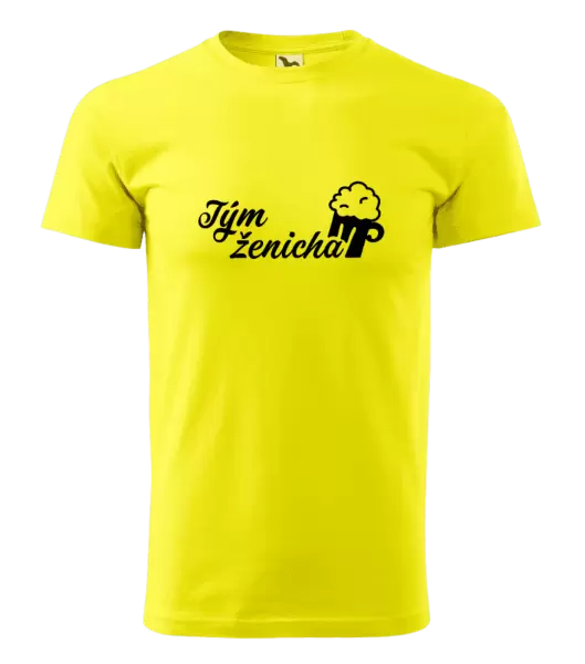 Pánské tričko Tým ženicha s pivem