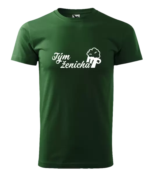 Pánské tričko Tým ženicha s pivem