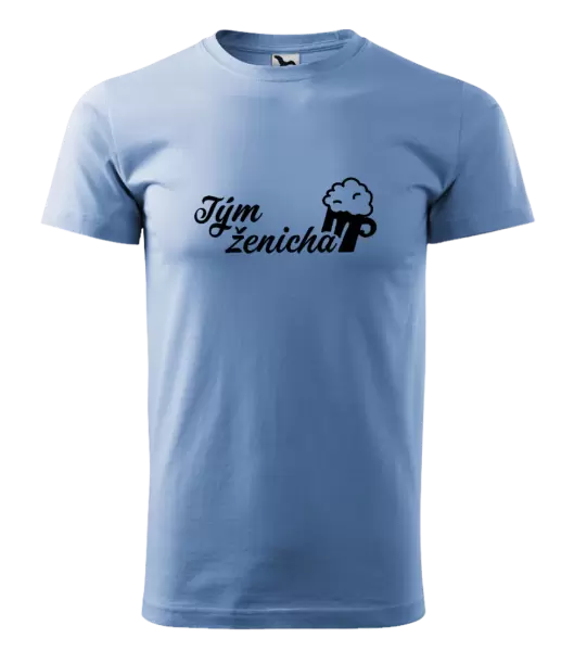 Pánské tričko Tým ženicha s pivem