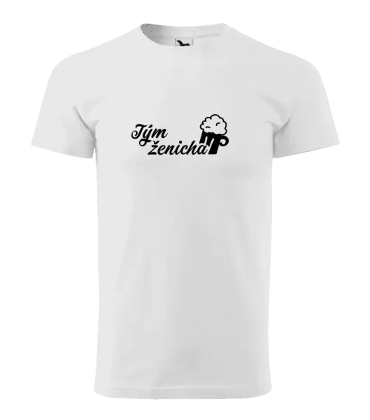 Pánské tričko Tým ženicha s pivem