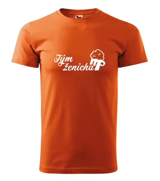 Pánské tričko Tým ženicha s pivem