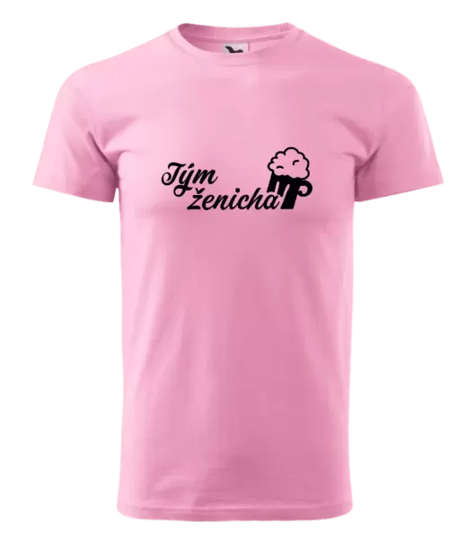 Pánské tričko Tým ženicha s pivem