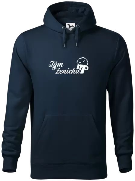 Pánská mikina Tým ženicha s pivem