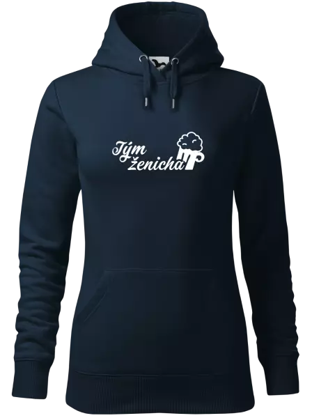 Dámská mikina Tým ženicha s pivem