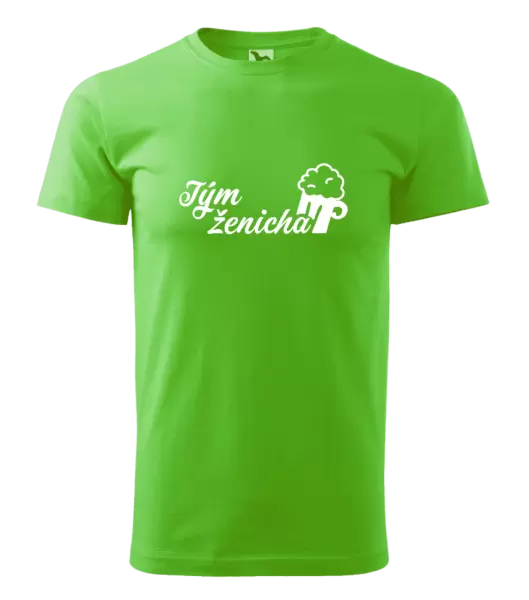 Pánské tričko Tým ženicha s pivem