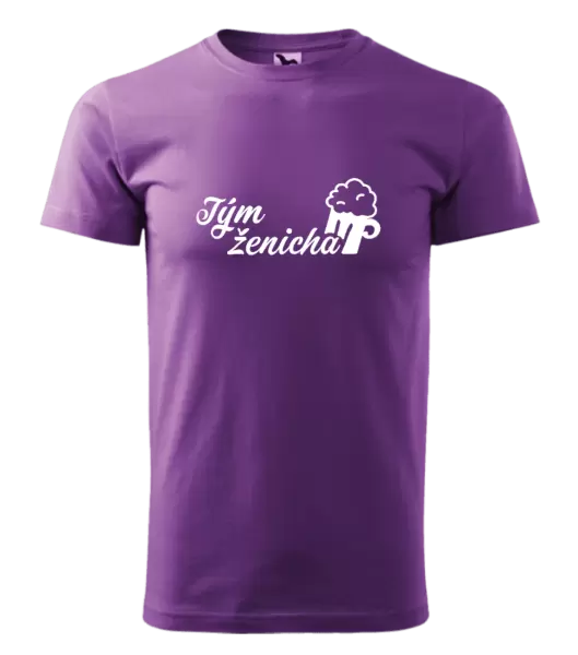 Pánské tričko Tým ženicha s pivem