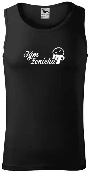 Pánské tílko Tým ženicha s pivem