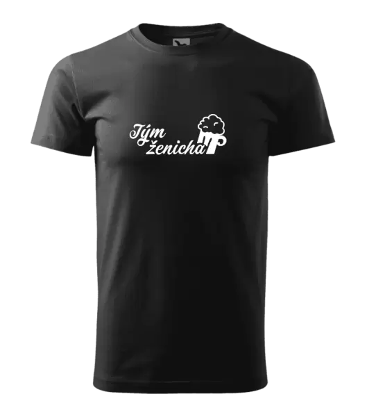 Pánské tričko Tým ženicha s pivem