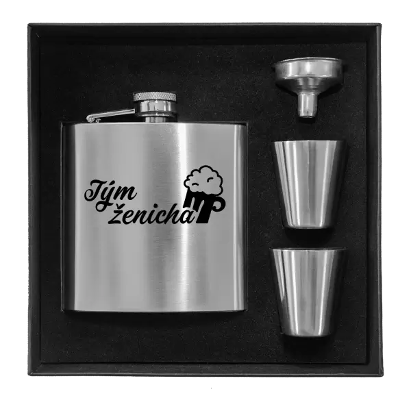 Placatka v krabičce Tým ženicha s pivem