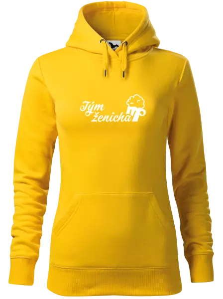 Dámská mikina Tým ženicha s pivem