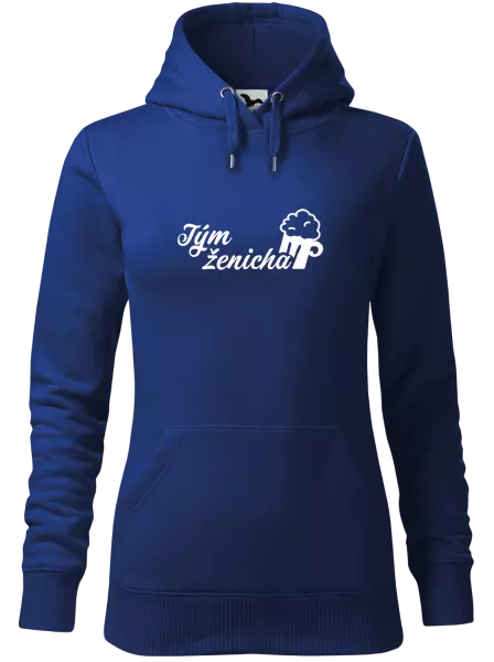 Dámská mikina Tým ženicha s pivem