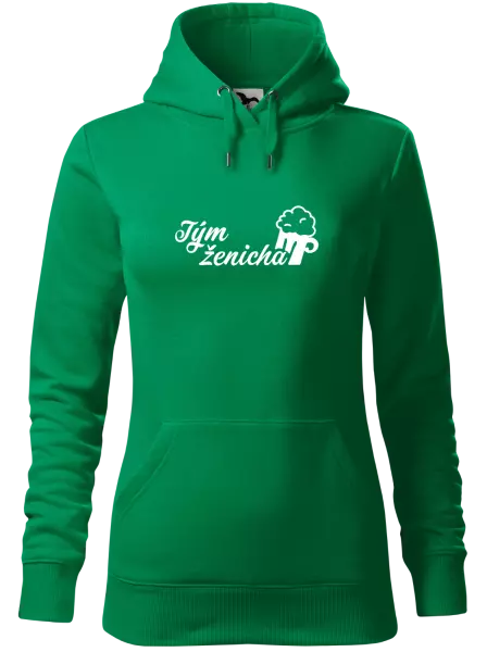 Dámská mikina Tým ženicha s pivem