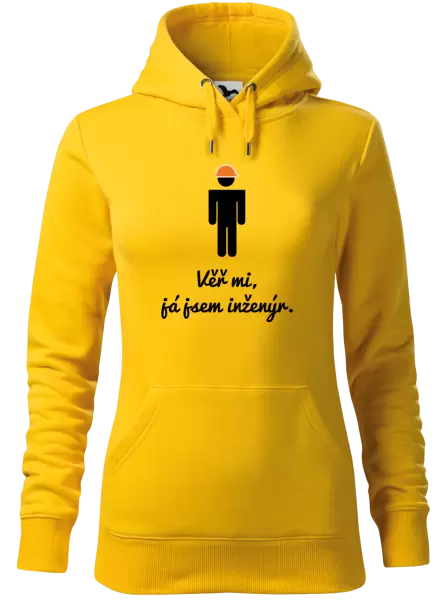 Dámská mikina Věř mi, já jsem inženýr