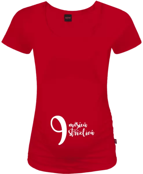 Těhotenské tričko 9 měsíců střízlivá