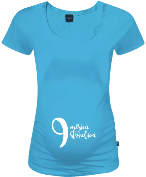 Těhotenské tričko 9 měsíců střízlivá