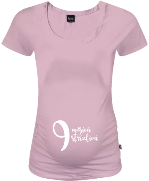 Těhotenské tričko 9 měsíců střízlivá