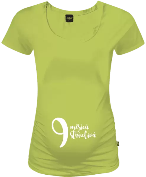 Těhotenské tričko 9 měsíců střízlivá