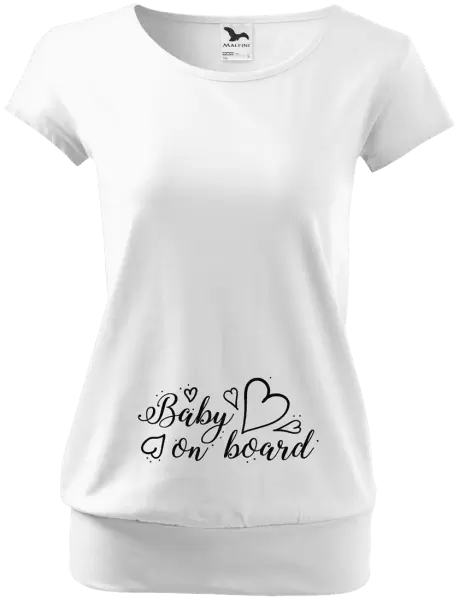 Těhotenské tričko Baby on board