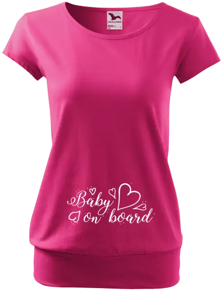 Těhotenské tričko Baby on board
