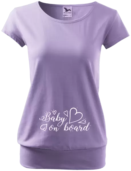 Těhotenské tričko Baby on board