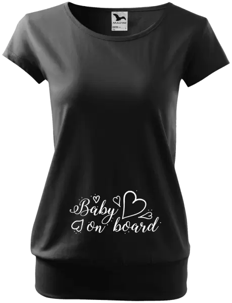 Těhotenské tričko Baby on board