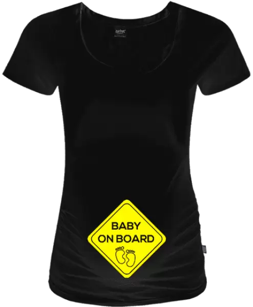 Tehotenské tričko Baby on board - značka