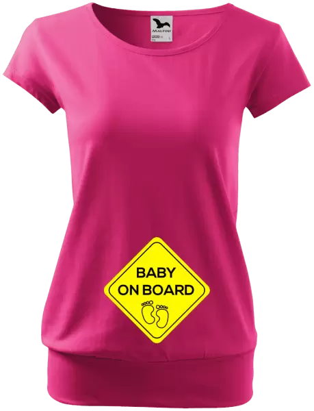 Těhotenské tričko Baby on board - značka