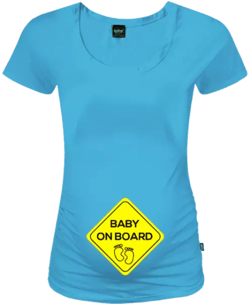 Tehotenské tričko Baby on board - značka