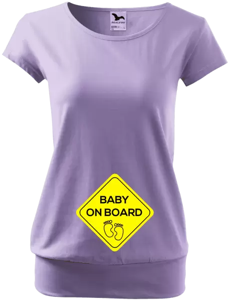 Těhotenské tričko Baby on board - značka