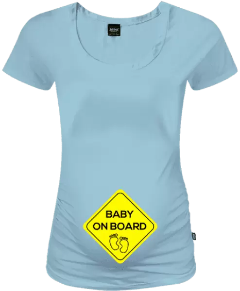 Tehotenské tričko Baby on board - značka