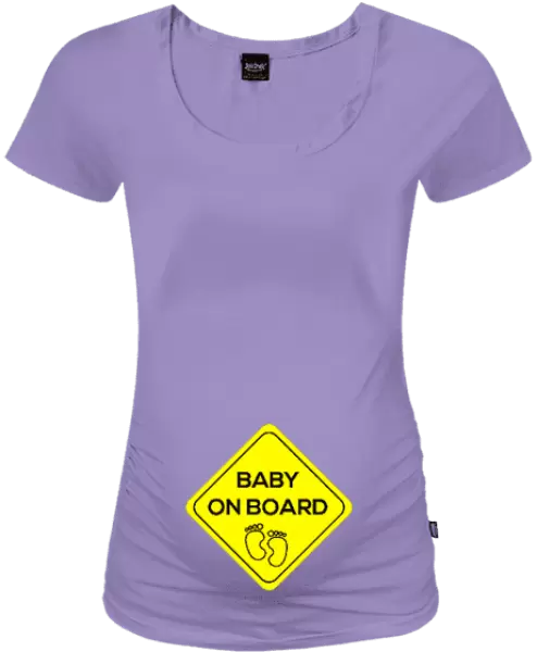Tehotenské tričko Baby on board - značka