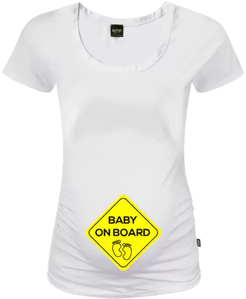Tehotenské tričko Baby on board - značka