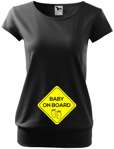 Těhotenské tričko Baby on board - značka