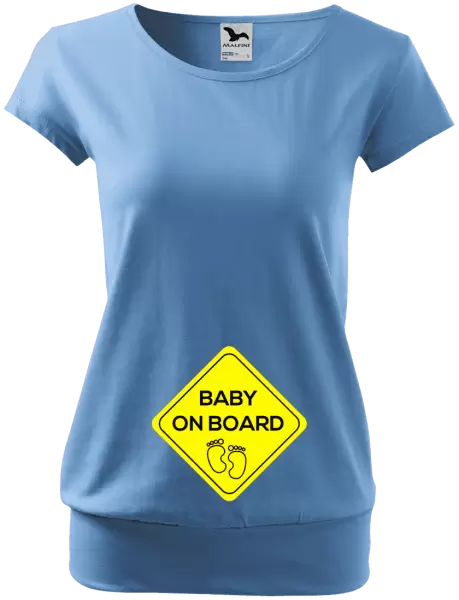 Těhotenské tričko Baby on board - značka
