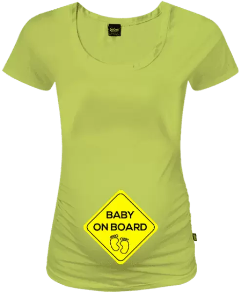 Tehotenské tričko Baby on board - značka