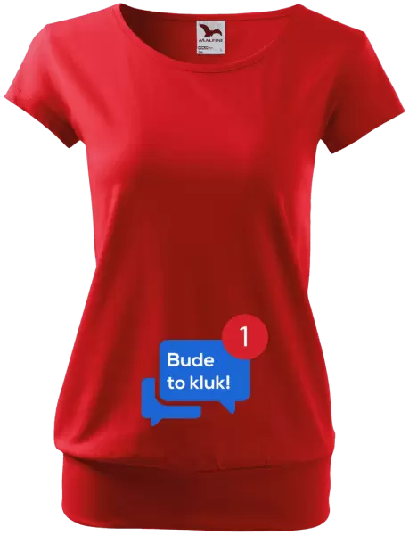 Těhotenské tričko Bude to kluk!