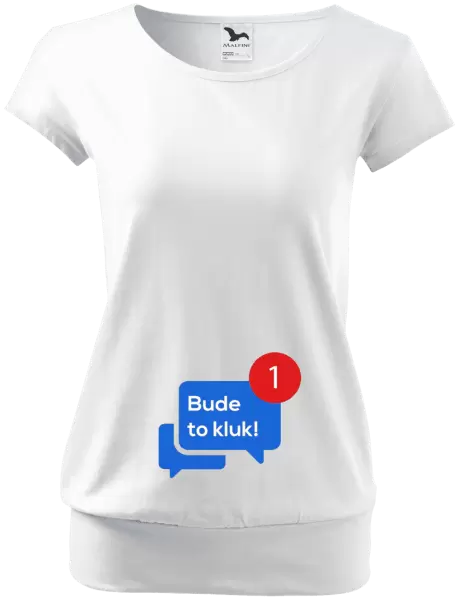 Těhotenské tričko Bude to kluk!