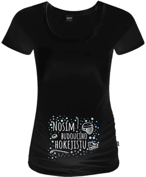Těhotenské tričko Nosím budoucího hokejistu