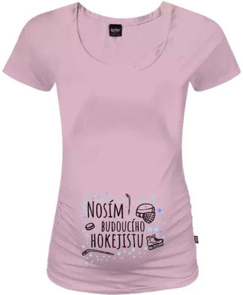 Těhotenské tričko Nosím budoucího hokejistu