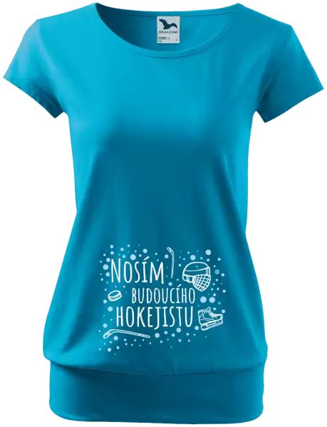 Těhotenské tričko Nosím budoucího hokejistu