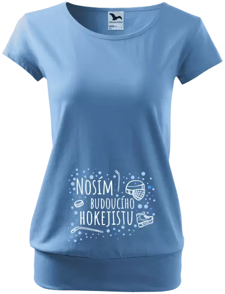 Těhotenské tričko Nosím budoucího hokejistu