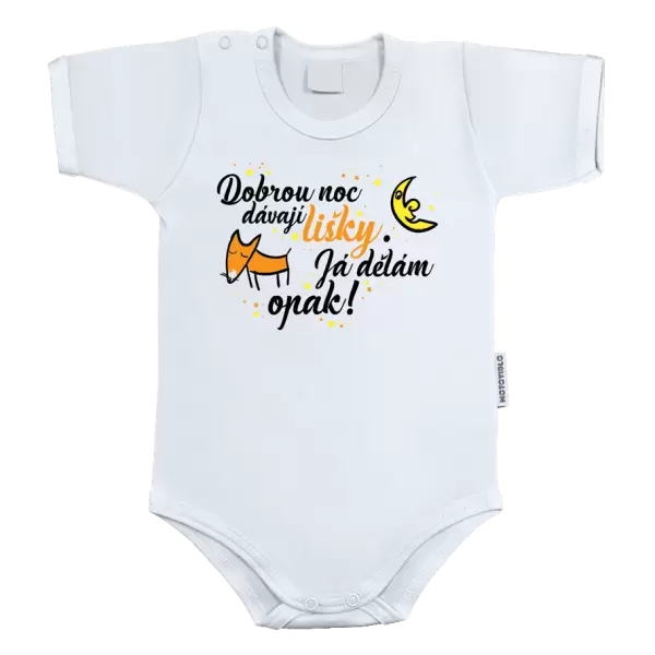 Dětské body Dobrou noc dávají lišky, já dělám opak!